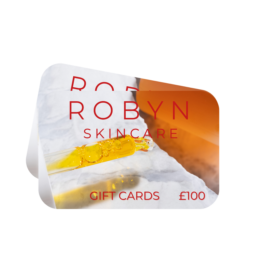 The Robyn Skincare £100 digital Gift Card is now available. If you're not sure what to give friends or loved ones, why not treat them to the gift of skin health, and let them choose the perfect product themselves.