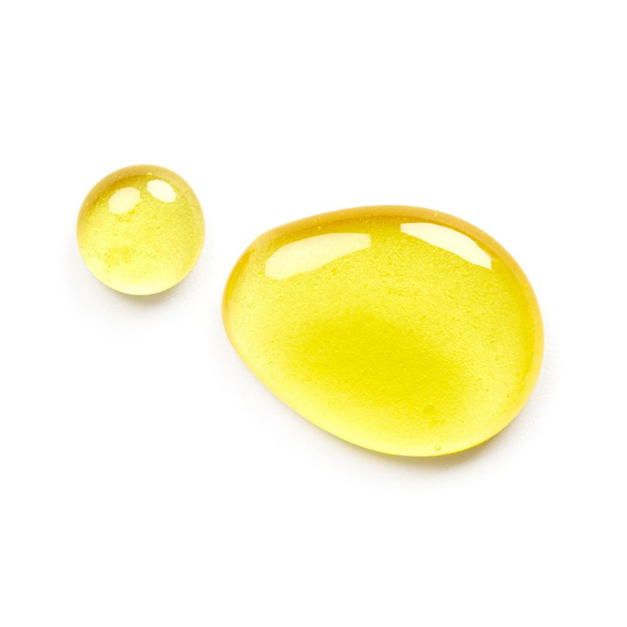 Golden yellow texture of Robyn Skincare Cleansing Oil – lightweight nourishing botanical blend